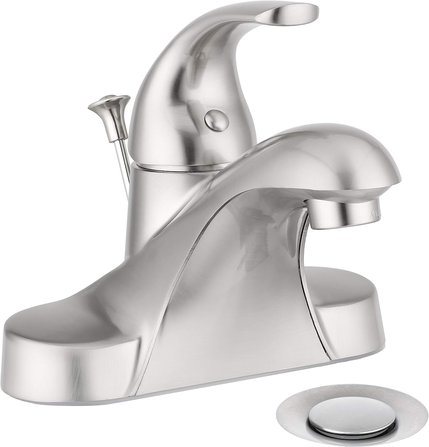 Pacific Bay Arlington Bathroom Faucet with Pop-up (Brushed Satin Nickel)