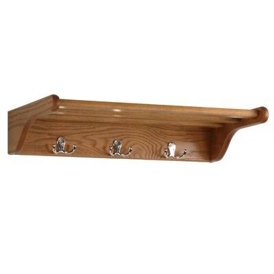 Blagden Wall Mounted Coat Rack Winston Porter Color: Medium Oak