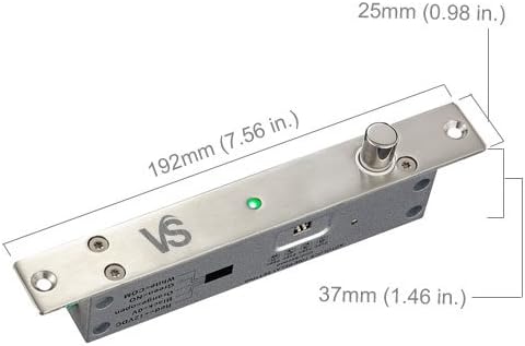 Visionis FPC-6167 Two Door Access Control Electric Drop Bolt Fail Secure Attendance TCP / IP RS485 Wiegand Controller Box With Power Supply Included Black Outdoor Waterproof Card Reader Computer Based