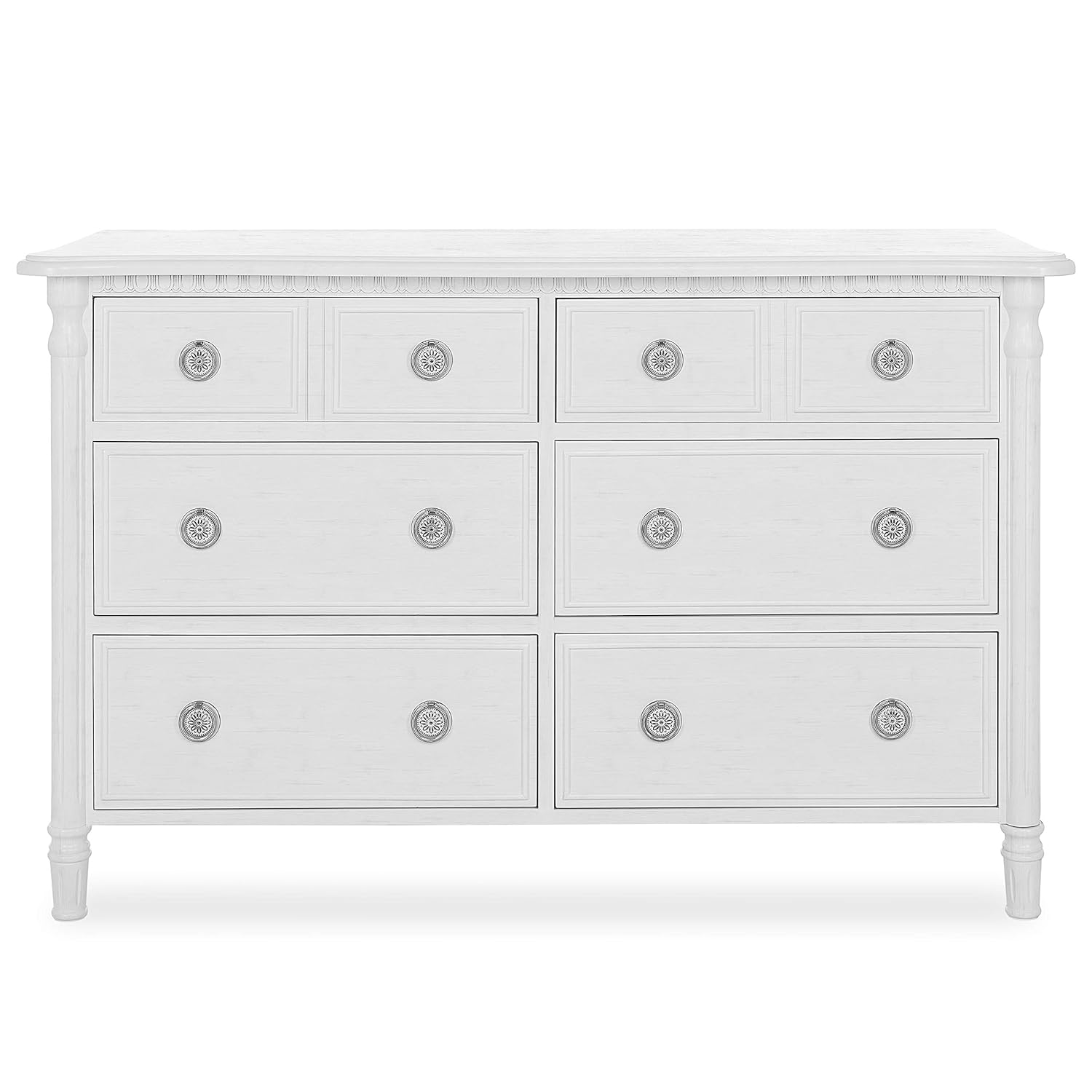 Evolur Julienne 6 Double Dresser, Antique Grey Mist , 54x20.30x33 Inch (Pack of 1)