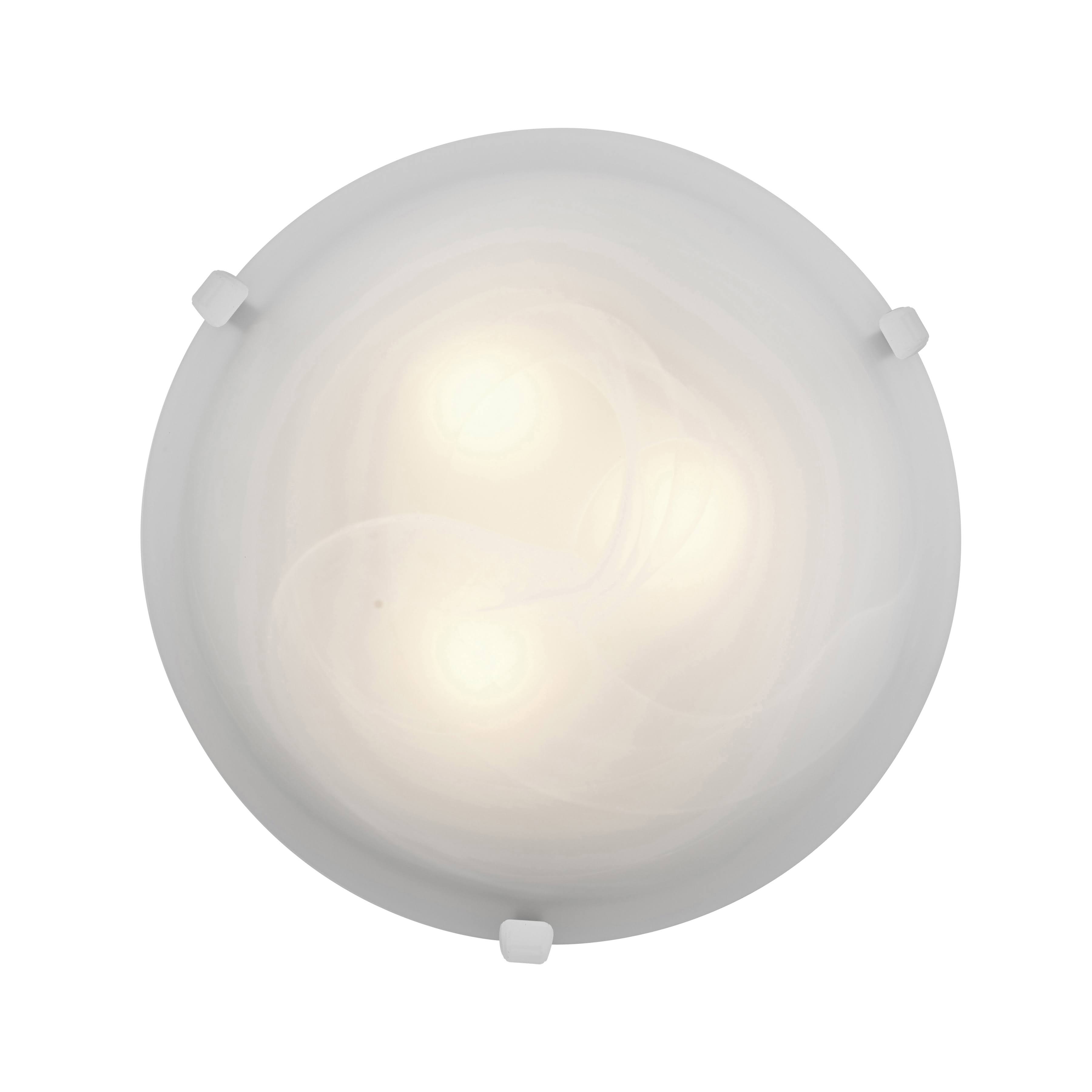 Access Lighting C23019WHALBEN1213BS Mona Flush-Mount in White