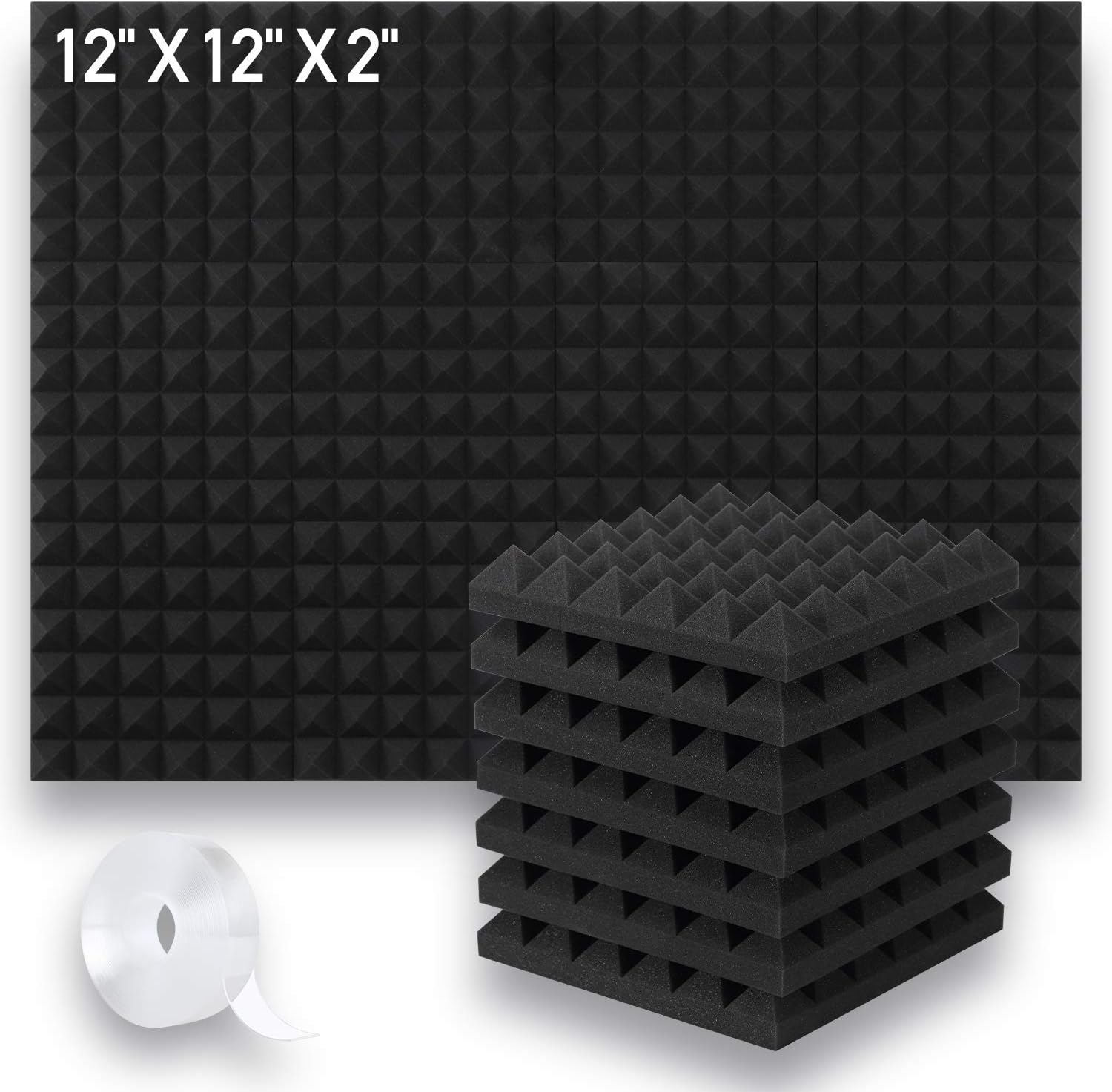 12 Pack Acoustic Foam Panel, 2