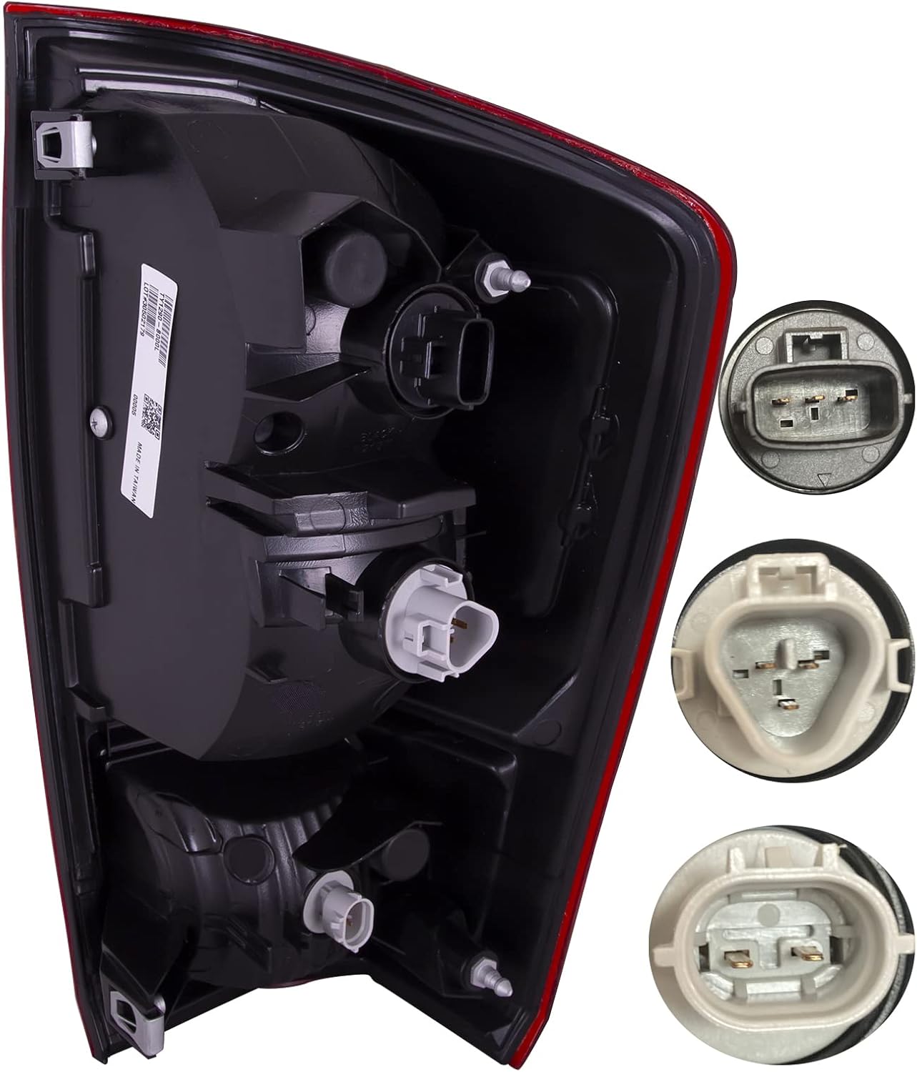 HEADLIGHTSDEPOT Tail Light Left Driver Compatible with 2016-2017 Toyota Tacoma Base SR/SR5/SR+