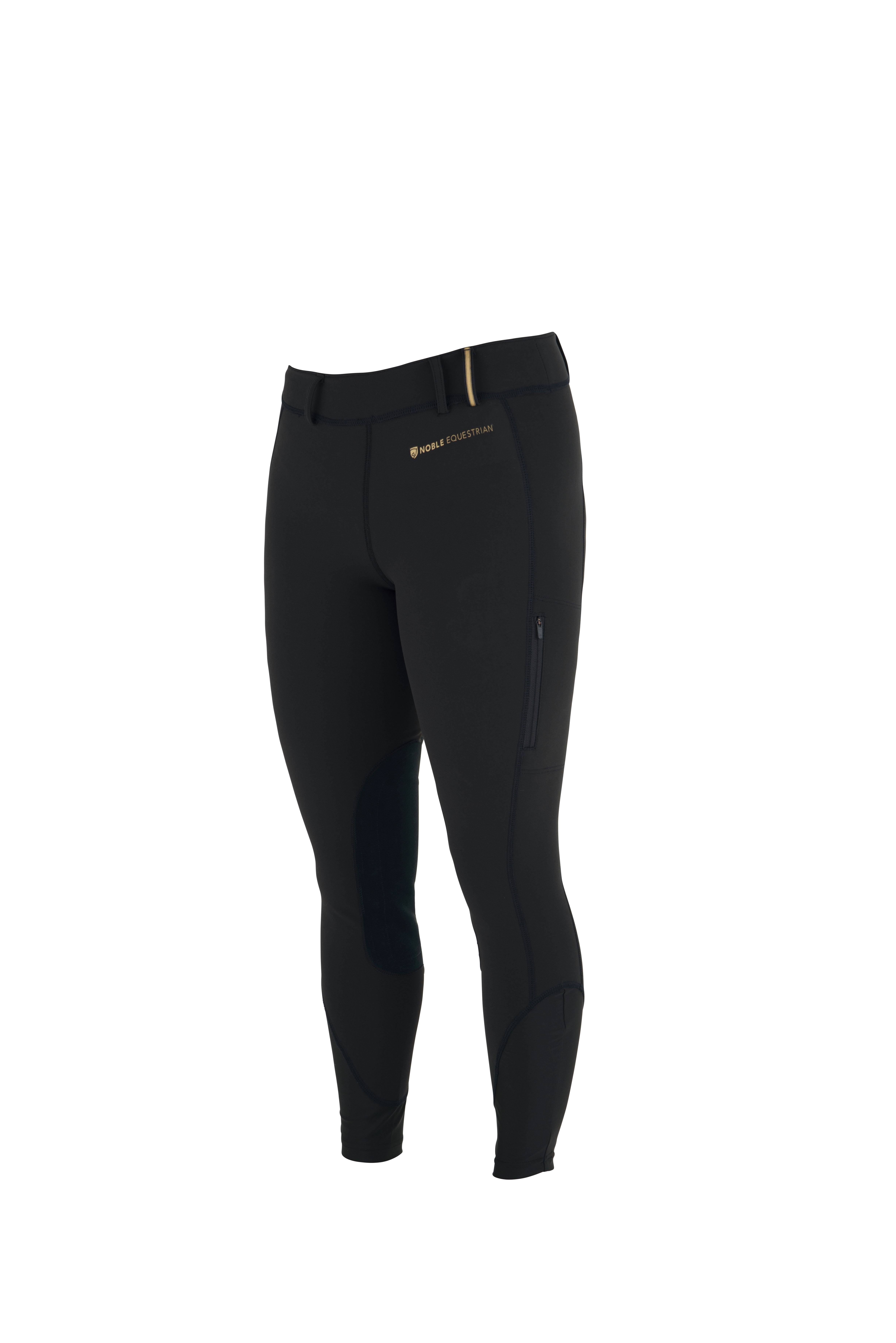 Noble Equestrian Softshell Balance Riding Tight - Xs / Black