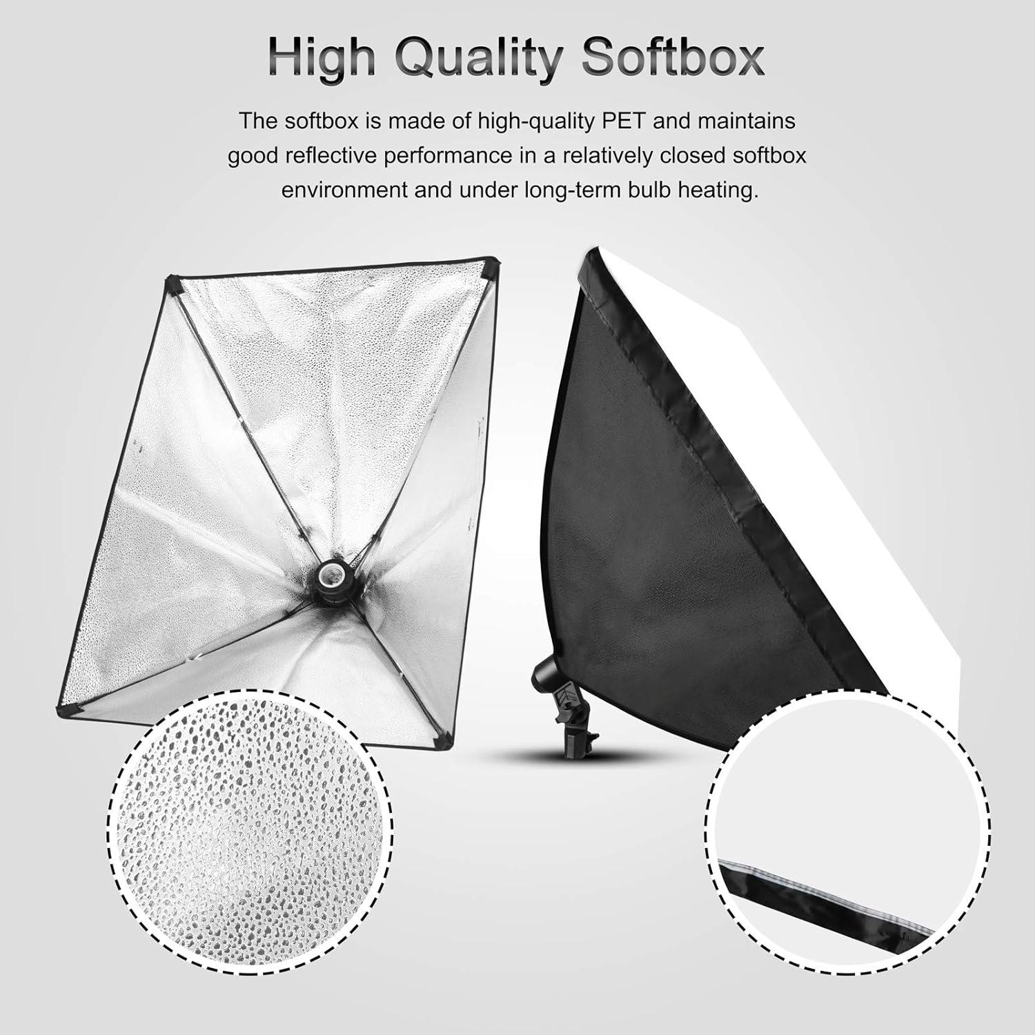 EMART 135W Softbox Lighting Kit, 24