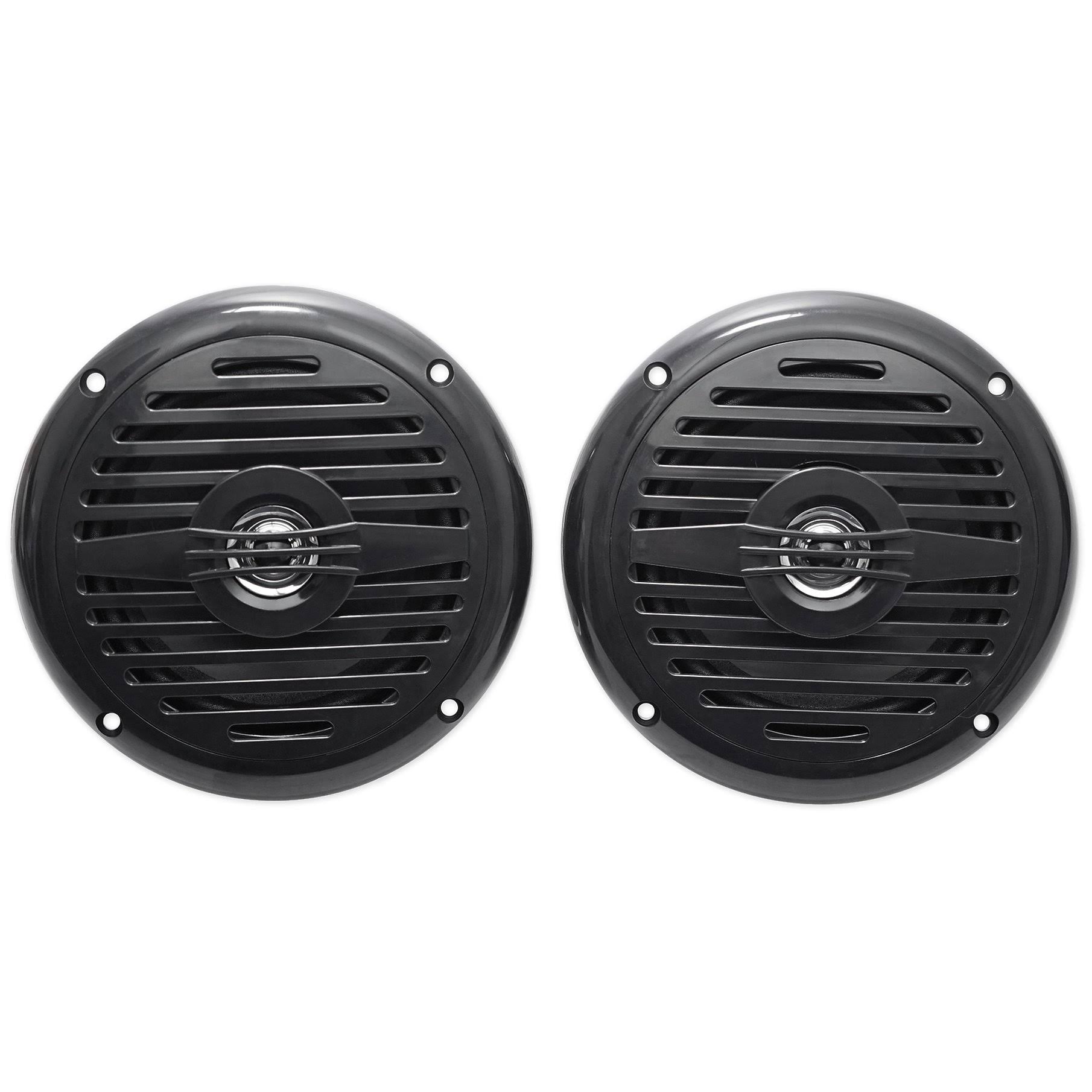 (4) Rockville Ms525b 5.25x22 800 Watt Waterproof Marine Boat Speakers 2-Way Black