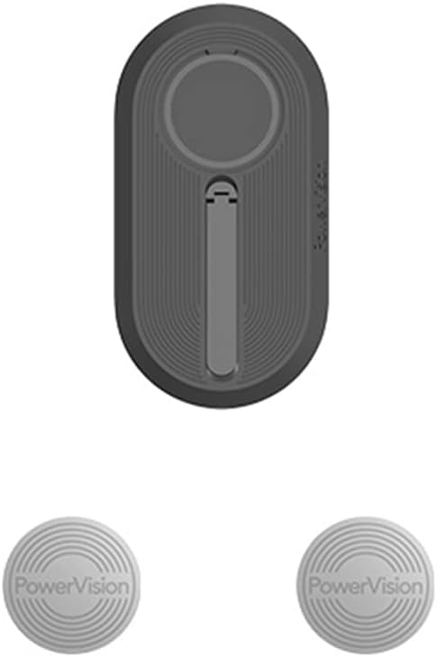 PowerVision S1, The Smallest Smartphone Gimbal, 3-Axis Phone Stabilizer with Built-in Tripod, Wireless Powerbank, and AI Tracking of Motion and Faces, for Vlogging or TikTok (Explorer Kit, Black)