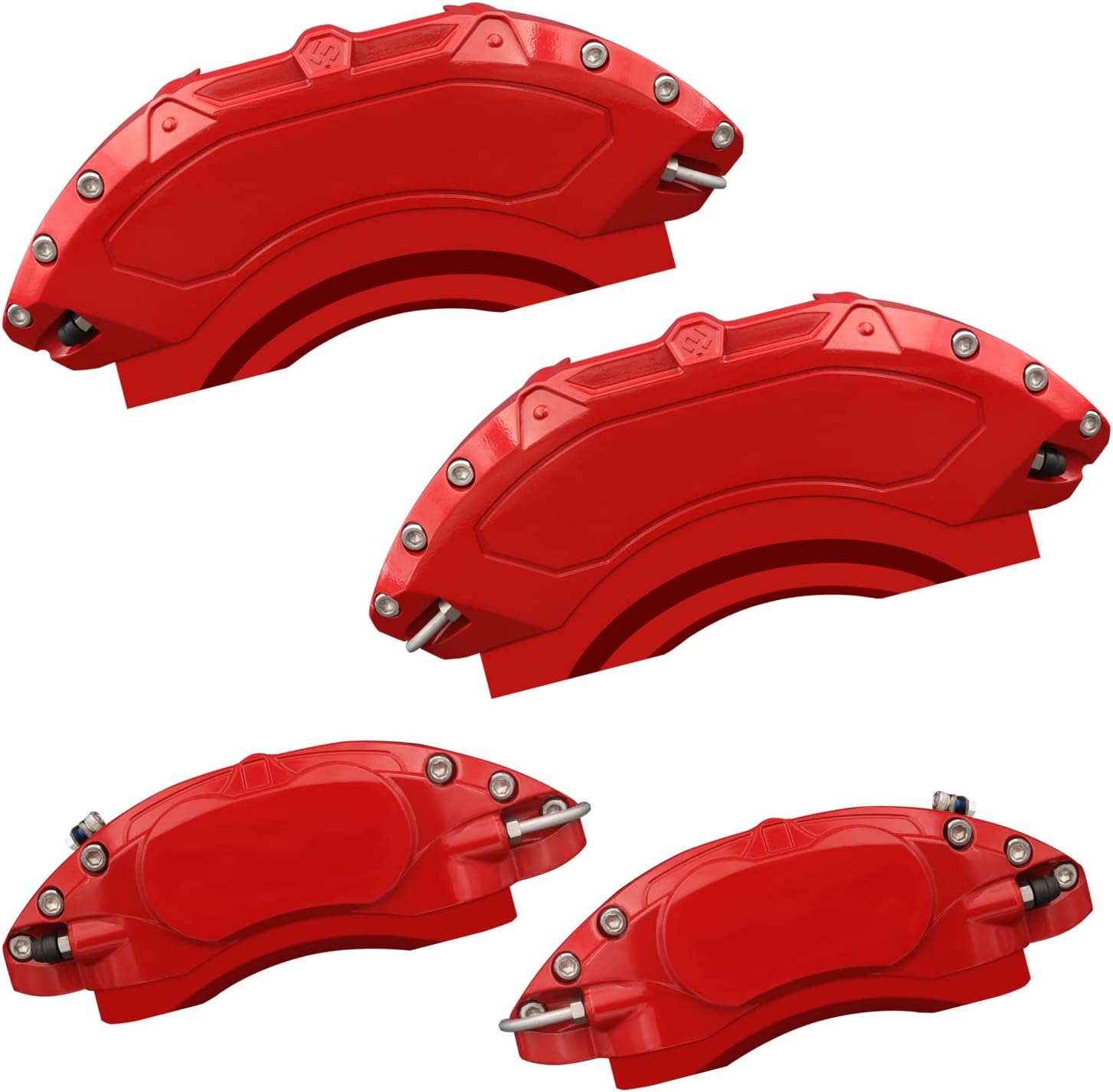 AOOA Caliper Covers Yellow Brake and Black Characters Covers Fits 2014-2020 Toyota Highlander (set of 4)