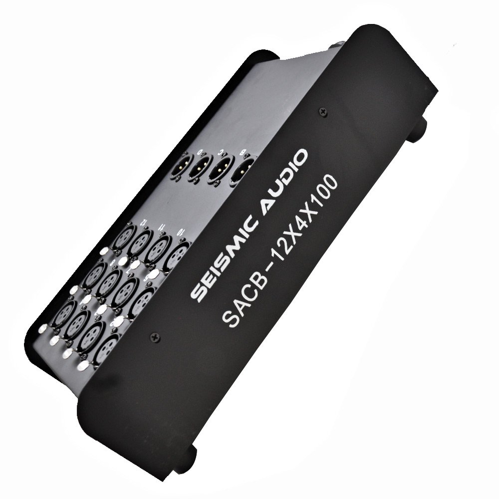 Seismic Audio SACB-12x4x100 12-Channel XLR Low Profile Circuit Board Snake Cable, 100-Feet