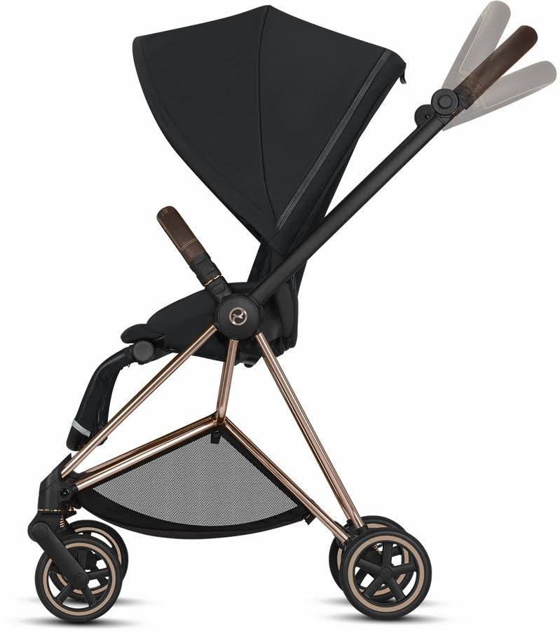 Cybex Platinum Mios Stroller &ndash; Chrome/Black Frame (Fancy Pink)