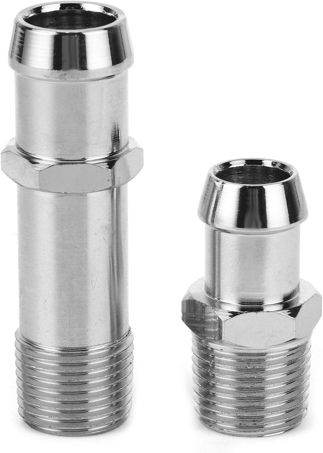 Heater Hose Connector, 2pcs Heater Hose Fittings Connector for 3/4in Water Pump 5/8in Intake Auto Car Accessory