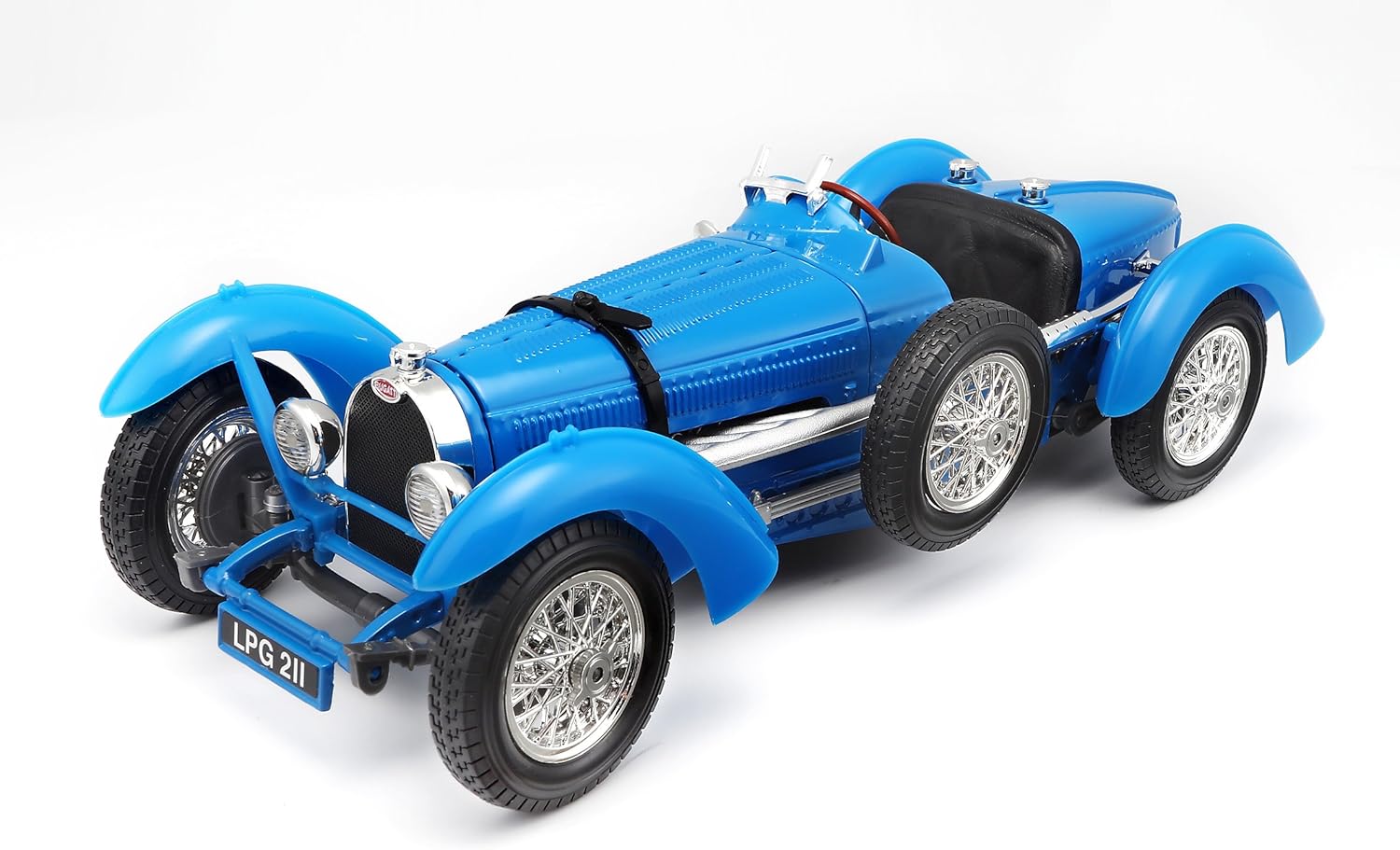 Bburago 1:18 Scale Bugatti Type 59 Diecast Vehicle (Colors May Vary) Pack of 2