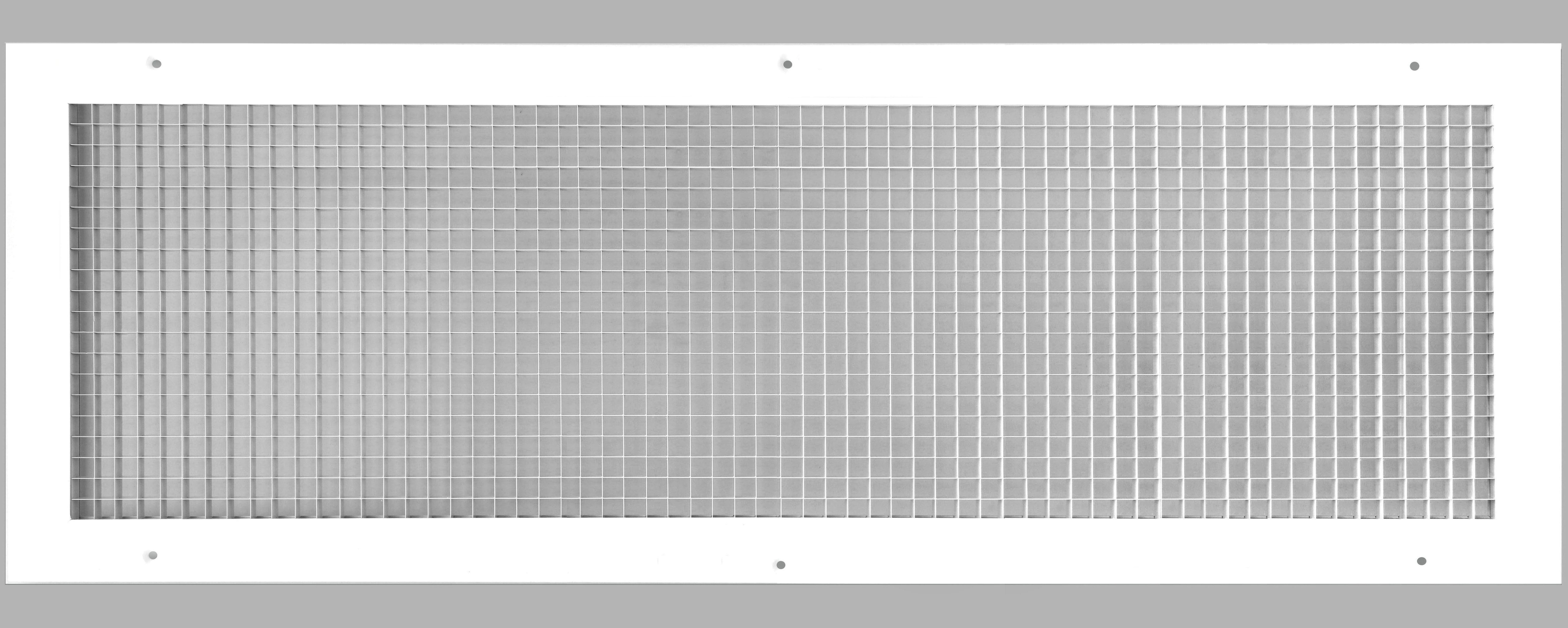 18x22 x 28x22 Cube Core Eggcrate Return Air Grille - Aluminum Rust Proof - HVAC Vent