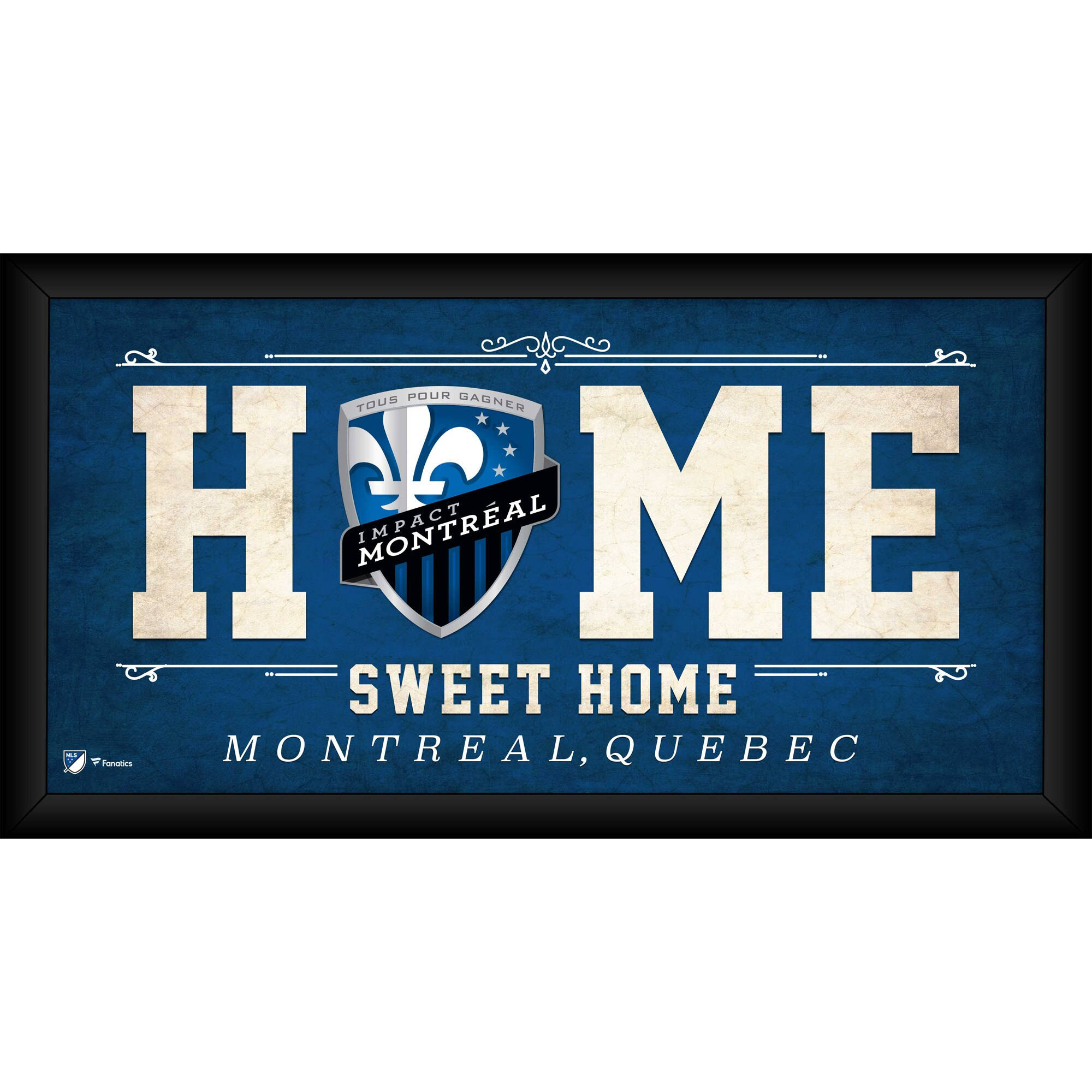 Fanatics Authentic Montreal Impact Framed 10x22 x 20x22 Home Sweet Collage