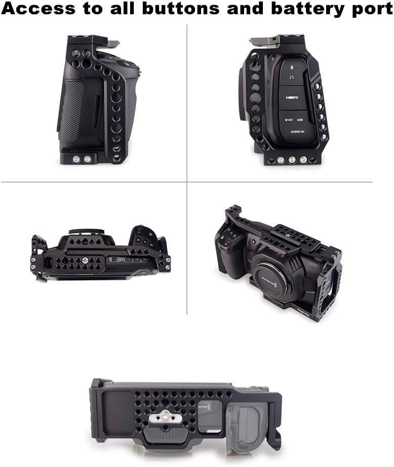 MAGICRIG BMPCC 4K / BMPCC 6K Camera Cage Kit for Blackmagic Design Pocket Cinema Camera 4K / 6K