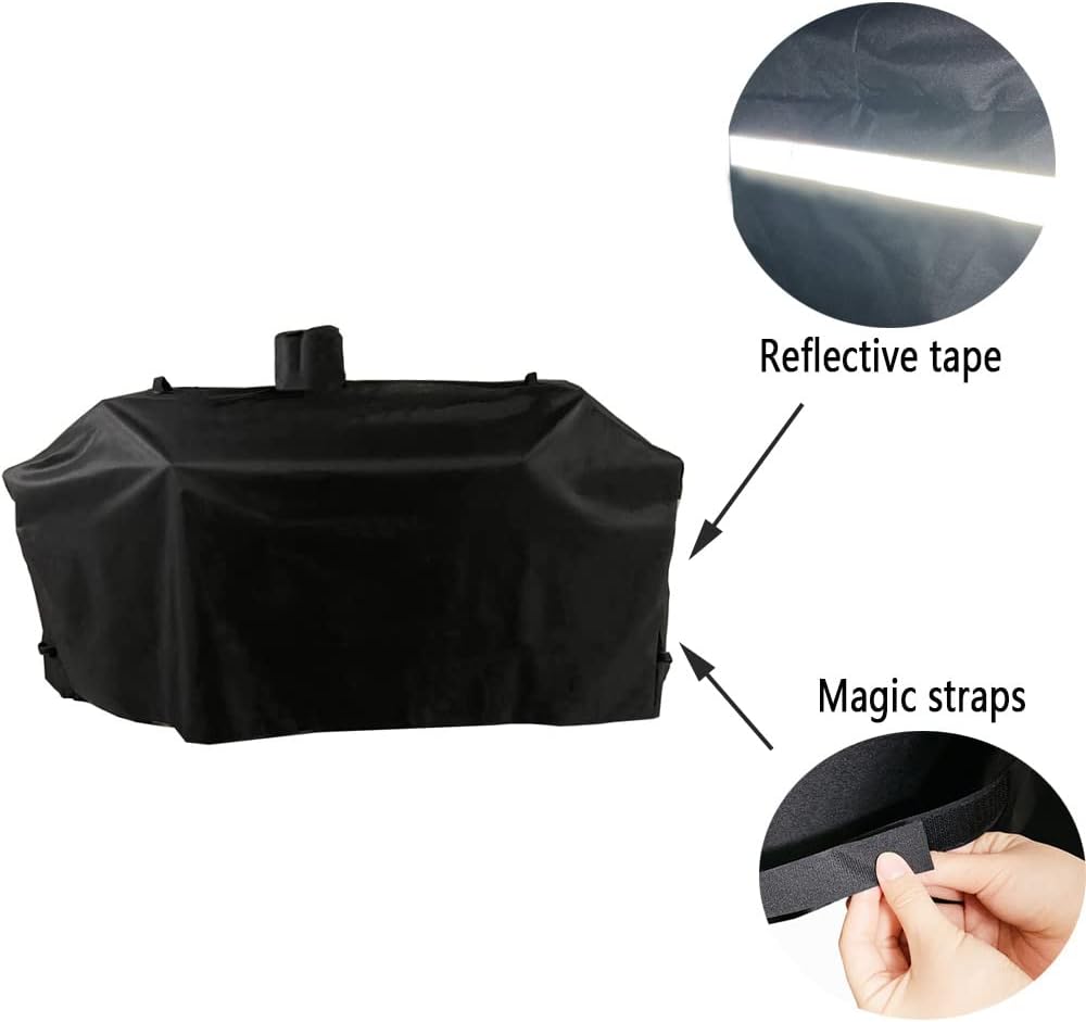 GC7000 Grill Cover for Smoke Hollow 4 in 1 Combo Grill PS9900 PS9900-SY18 47180T, Pit Boss Memphis Ultimate Grill Cover, 79 Inches BBQ Barbecue Cover, All Weather Protection Pack of 2