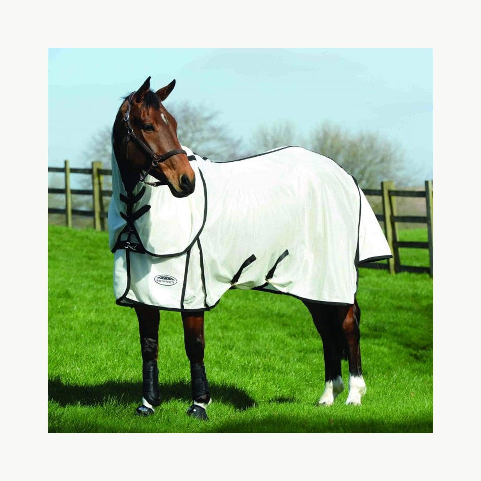 Weatherbeeta ComFiTec Airflow II Detach - A - Neck Fly Sheet - 69 - Grey/Blue/Grey