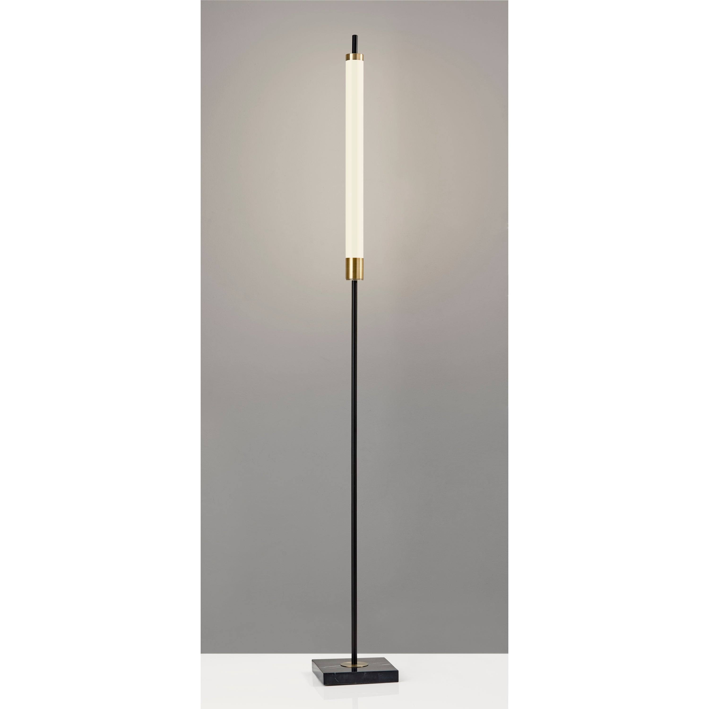 Adesso Piper LED Floor Lamp - Black