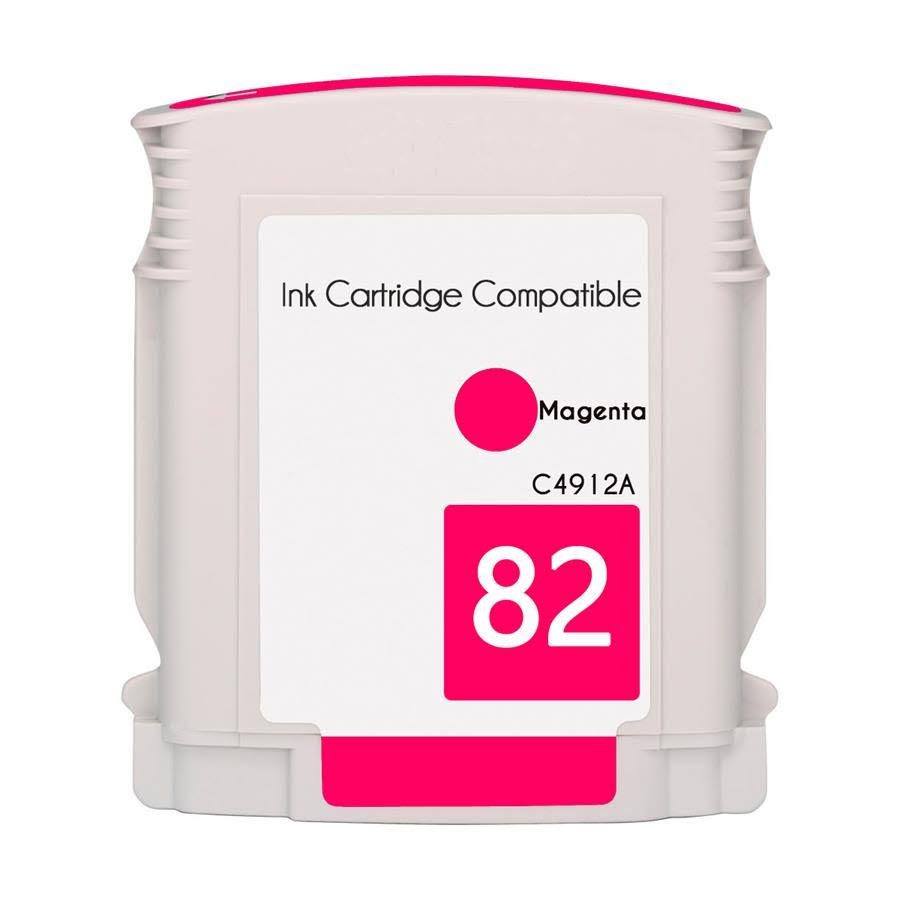HP 82 Ink Cartridge, Dye-based Magenta - 1-pack