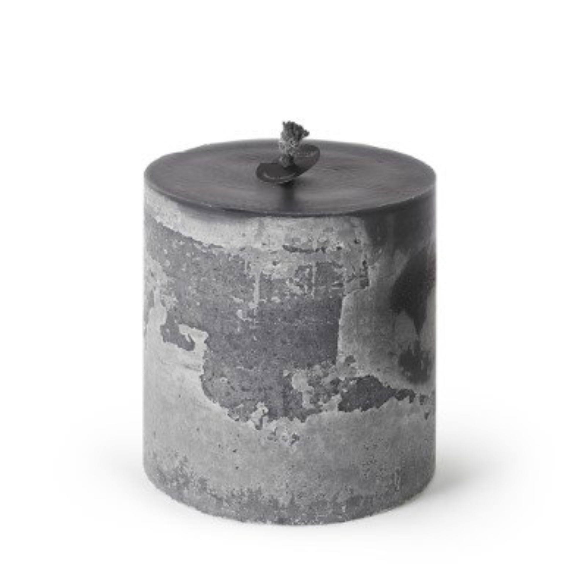 11.75x22 Anthracite Gray Super Pillar Candle for Outdoor Patio