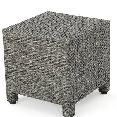 Billie-Anne Wicker/Rattan Coffee Table Latitude Run Color: Mixed Black