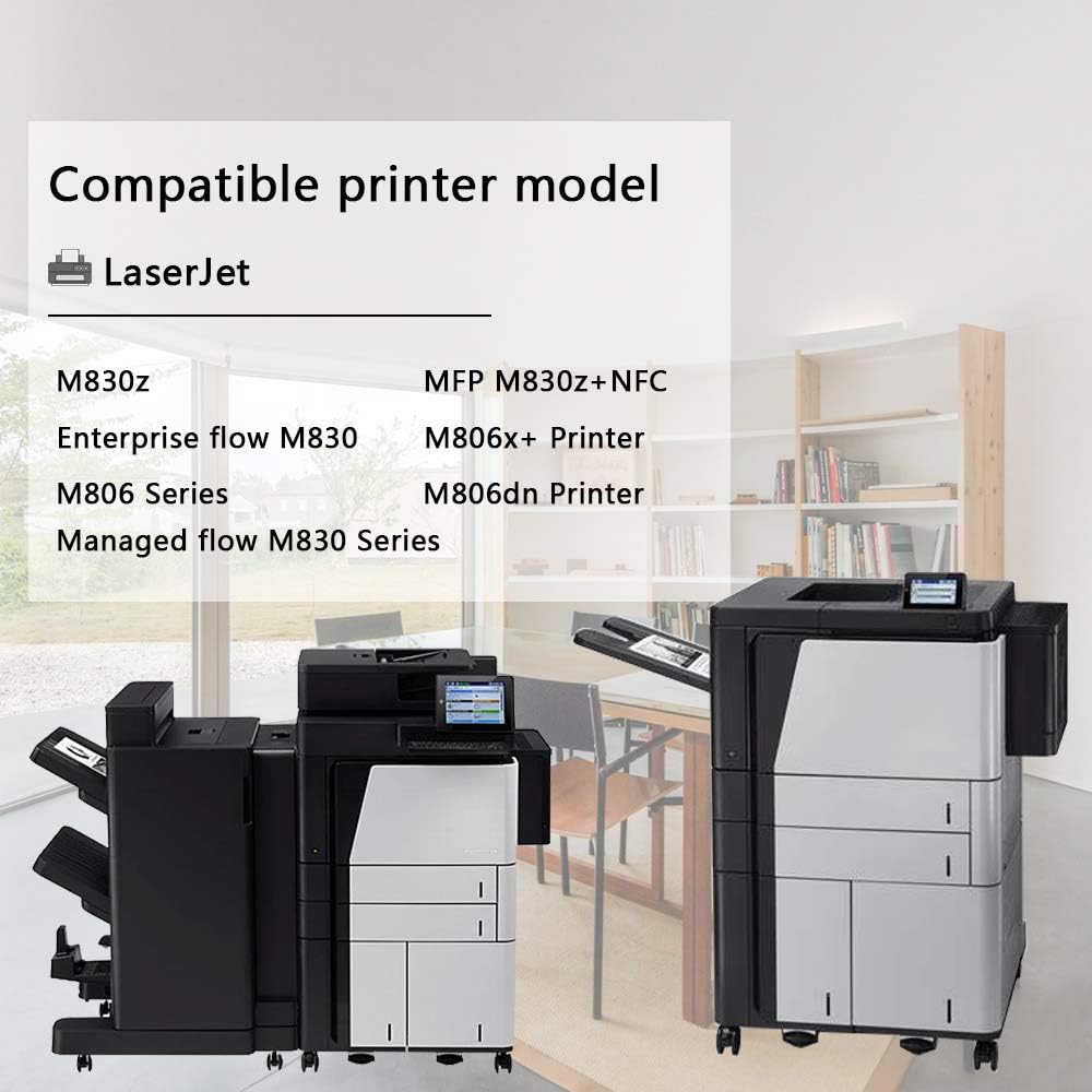Black 25X | CF325X 3-Pack Toner Cartridge&nbsp;Compatible&nbsp;for&nbsp;HP&nbsp;Printer M806dn M806x+ M830z M830z+NFC M806 M830 M830 Printers Toner Cartridge,Sold by AcToner.