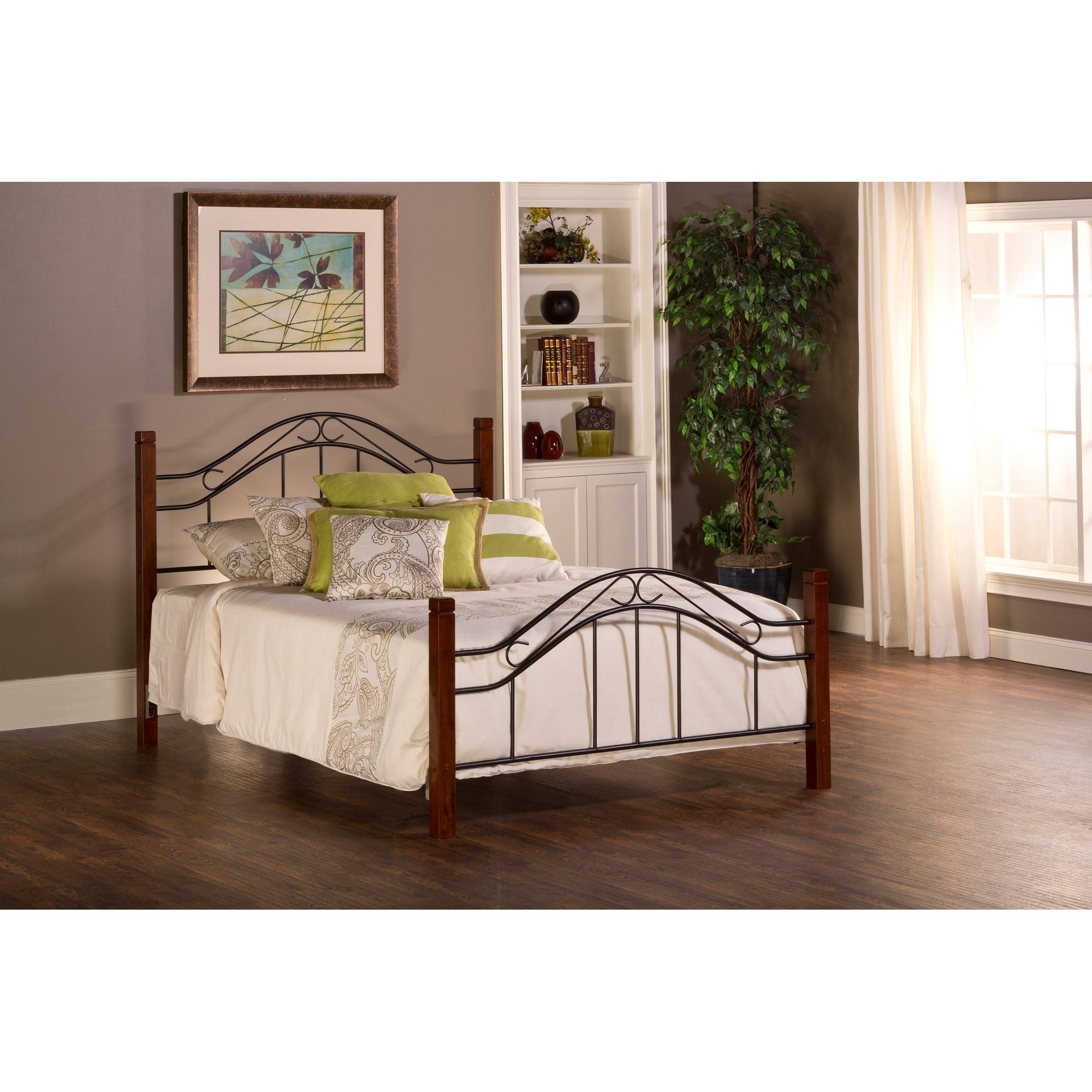 Hillsdale Matson Twin Bed Set with Rails, Black