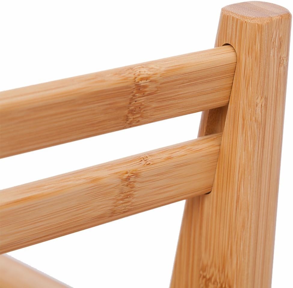 HUAWELL Bamboo Floor Chair for Living Room Japanese Tatami Chair with Cushion Accent Furniture