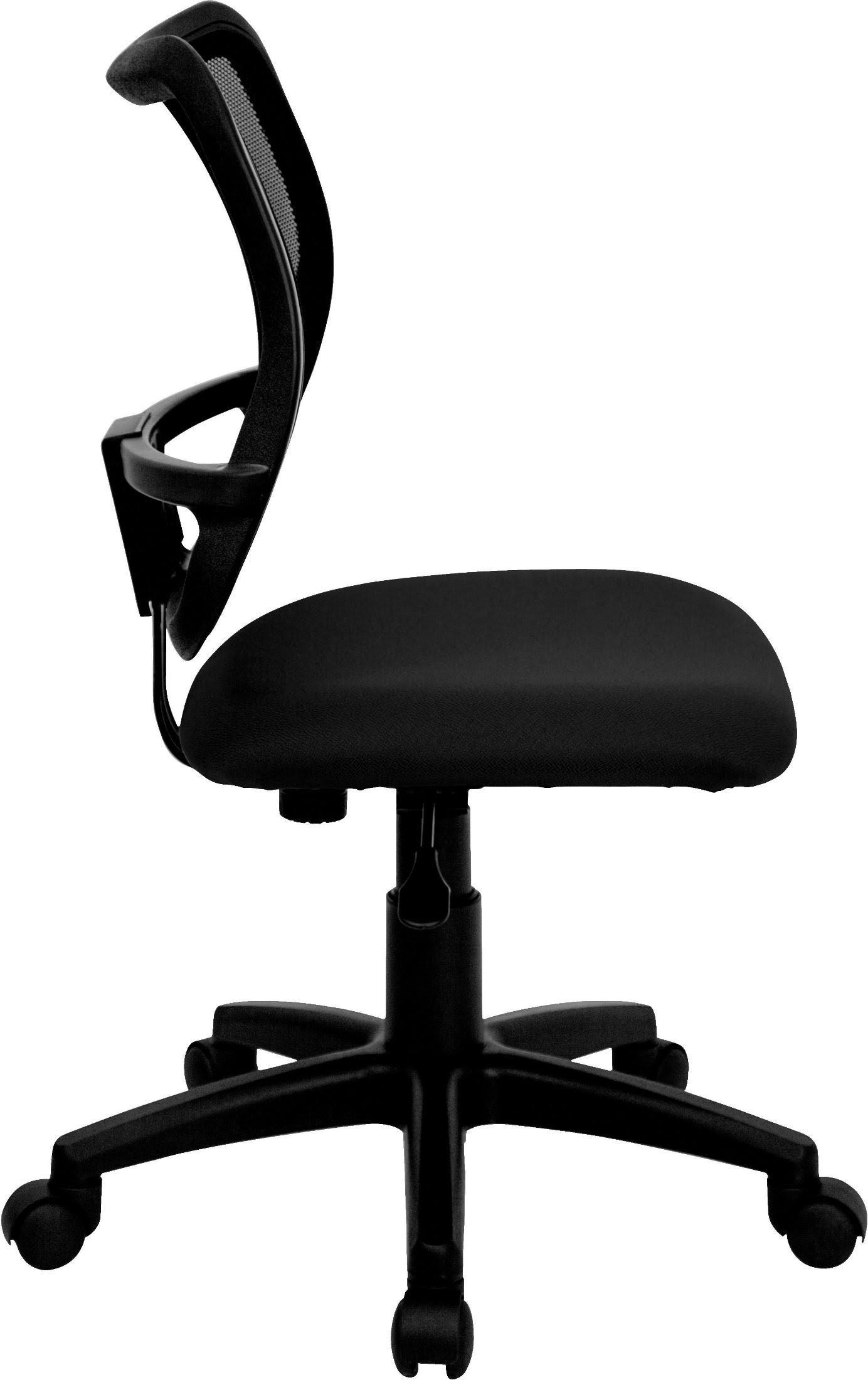 Flash Furniture Mid-Back Mesh Swivel Task Chair Black