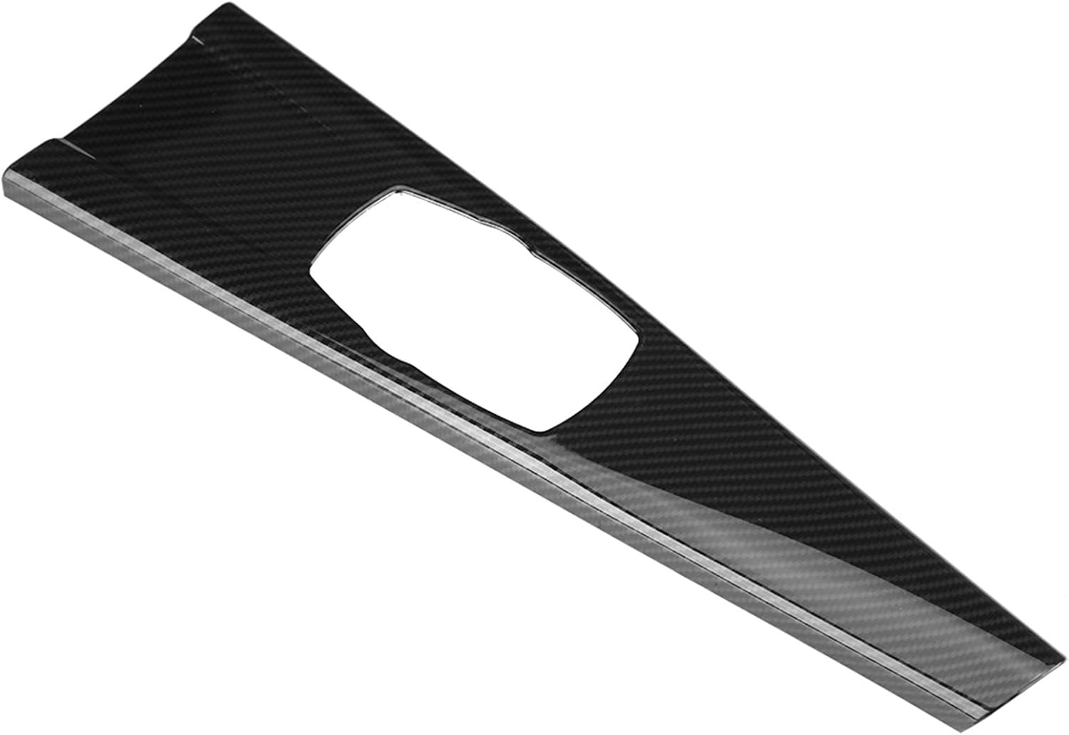 Carbon Fiber Interior Multimedia Panel Cover, Car Console Panel Decoration Armrest Trim Sticker for 3 4 Series F30 F34 F33 F36 Pack of 2