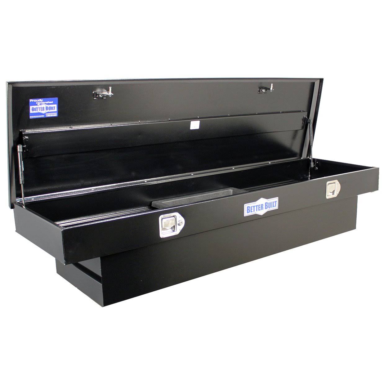 Better Built 73210129 63 In. Black Steel Crossover Single Lid Truck Tool Box