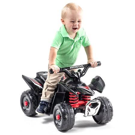 6 Volt Black Honda TRX Battery Powered Ride on ATV