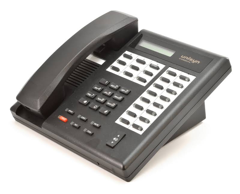 Comdial Unisyn 1022s-fb Flat Black Display Speakerphone Grade B