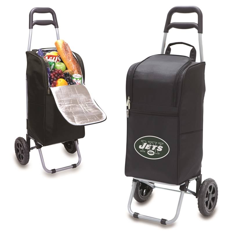 Picnic Time New York Jets Cart Cooler, Black
