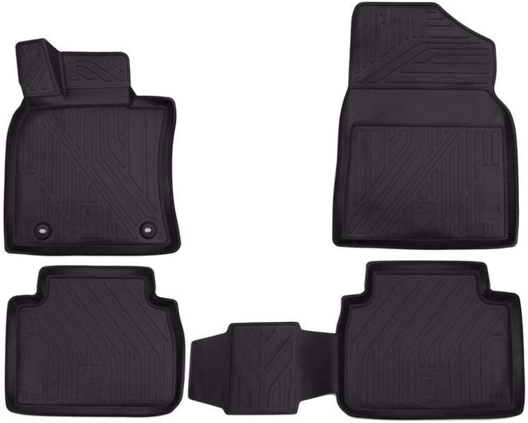 Fits 2018-2022 Toyota Camry Floor Mats 2 Row Liner Set All Models (Black)