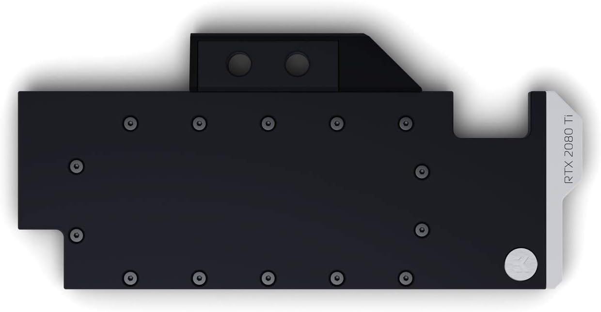 EK Water Blocks 3831109810484 EK-Vector RTX 2080 Ti RGB Nickel and Acetal Video Card - Black