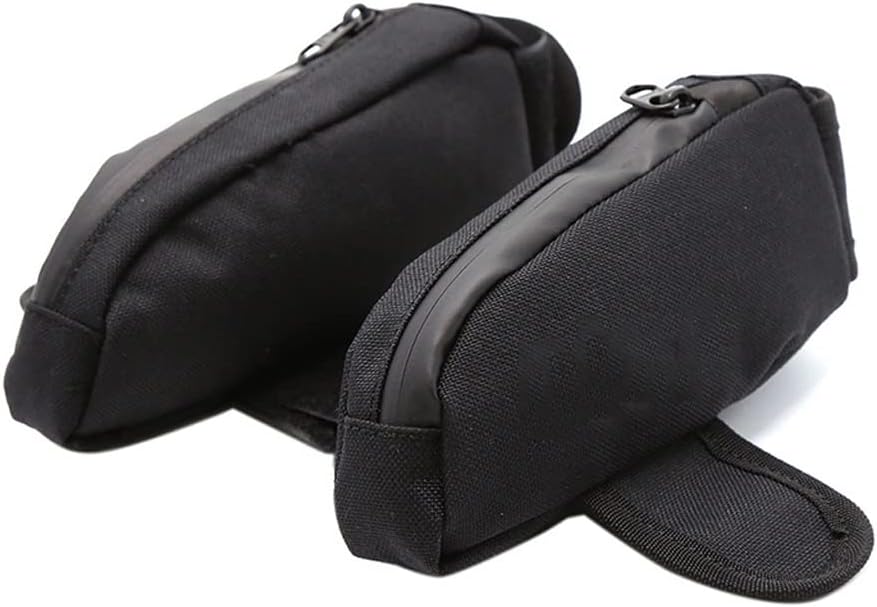ZSQAW Storage Bag Fairing Bags Side Windshield Package Handy Zip Flaps, Can Also Be Used with Gloves