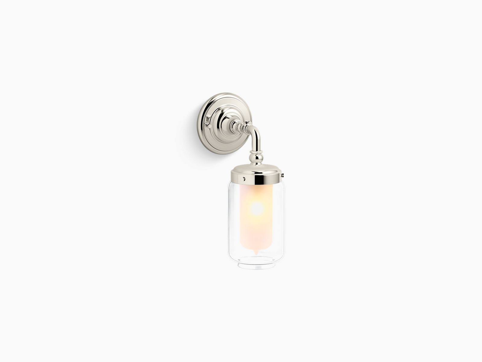 Kohler K-72584-SN Artifacts Wall Sconce - Vibrant Polished Nickel