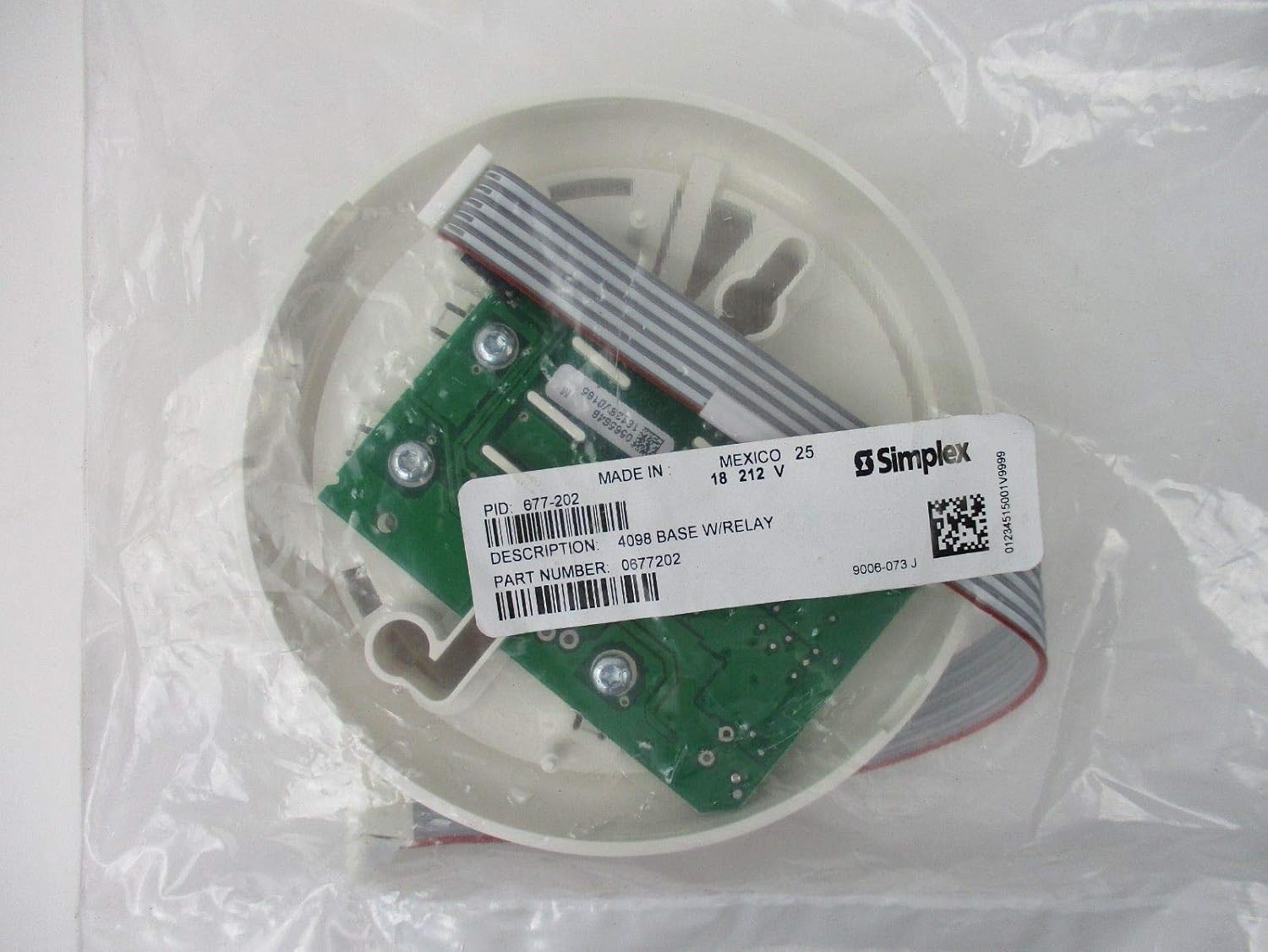 Simplex 677-202 - 4098 Base with Relay Pack of 2