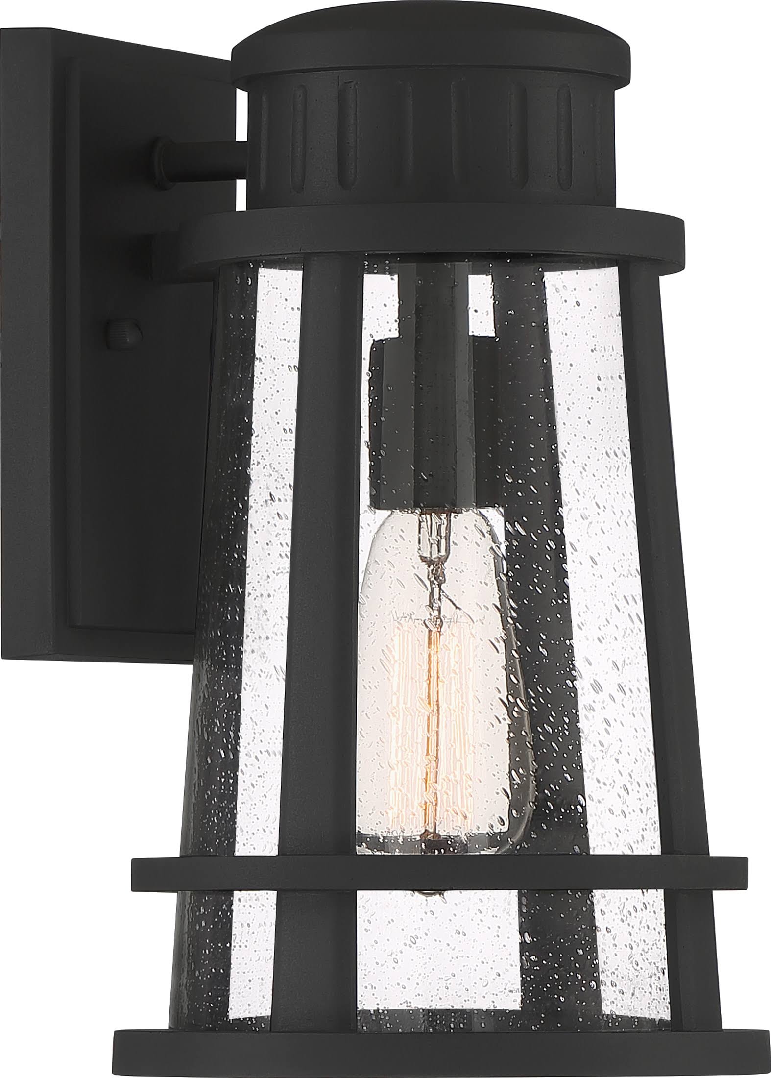 Quoizel DNM8408EK Dunham Outdoor Lantern, Earth Black