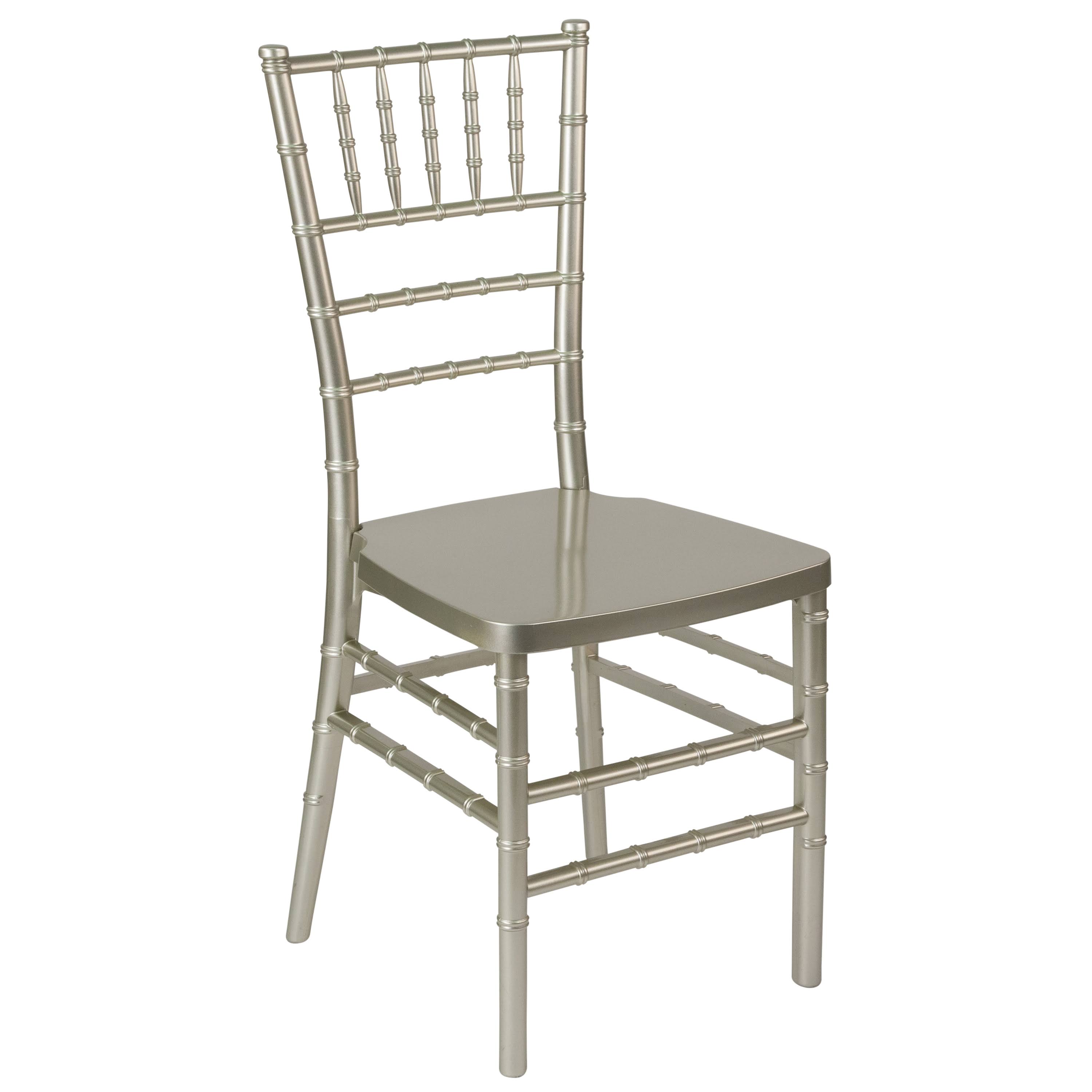 Flash Furniture Hercules Premium Series Resin Stacking Chiavari Chair Gold
