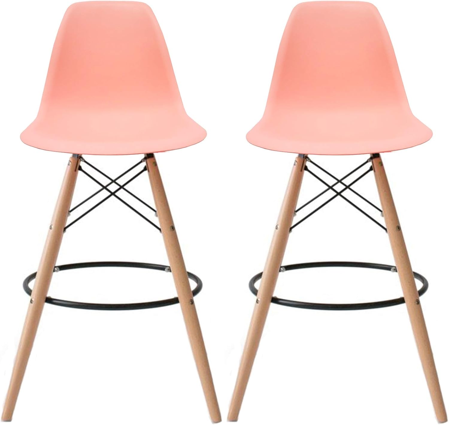 2xhome Set of 2 White 25