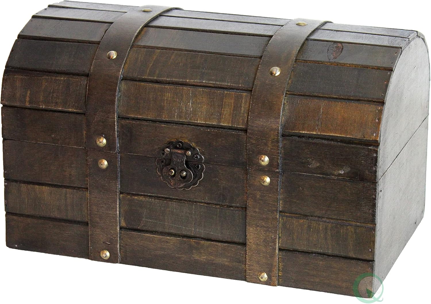 Vintiquewise Old Style Barn Wood Trunk - Brown Pack of 2