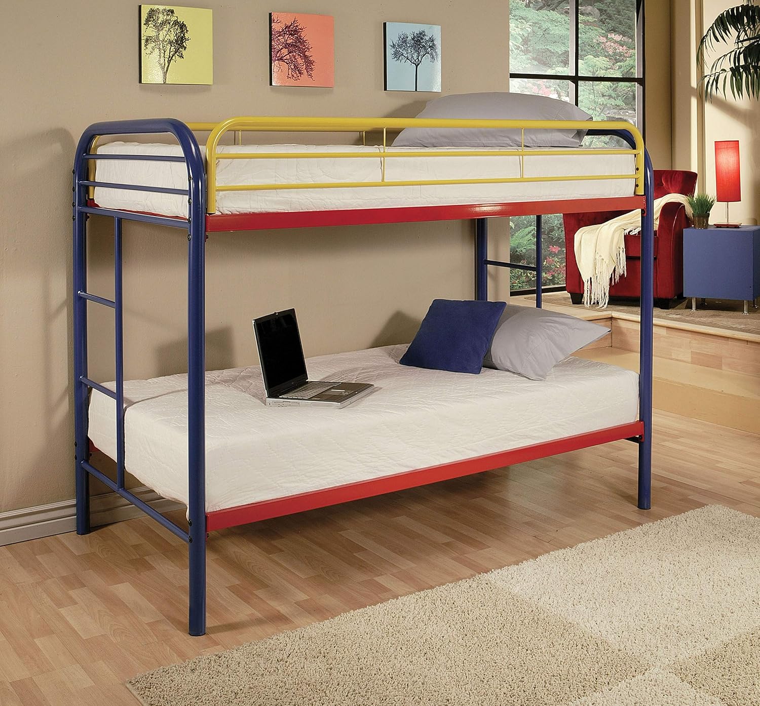 ACME Furniture Bed, Twin, Blue