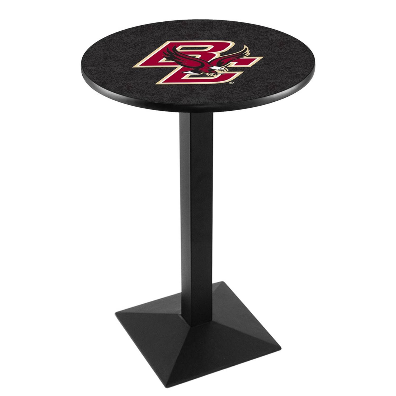 Holland Bar Stool L217 - Black Wrinkle Boston College Pub Table 42 inch