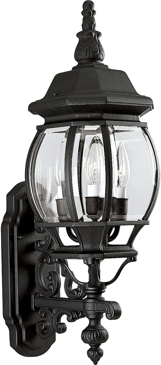 Progress Lighting P5700-31 Transitional One Wall Lantern from Wish Led Collection in Black Finish Lighting Accessory, 7-3/4-Inch Width x 23-1/4-Inch Height