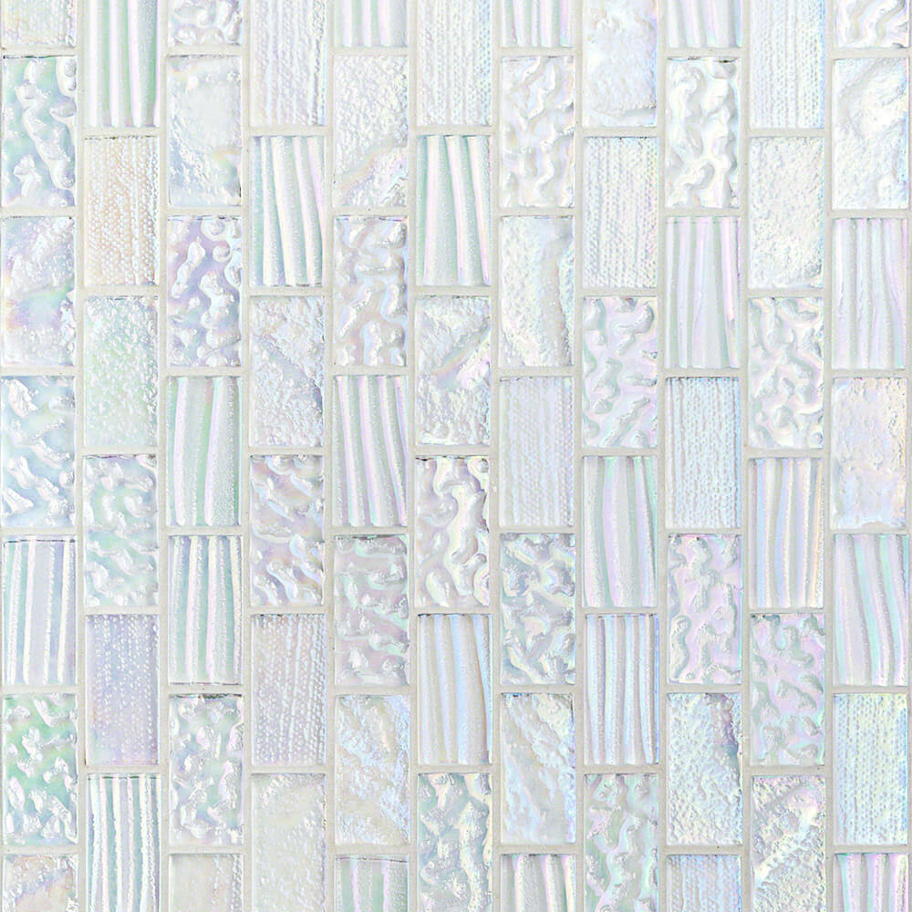 Marina 1x22 x 2x22 Glass Mosaic Tile Ivy Hill Tile Black