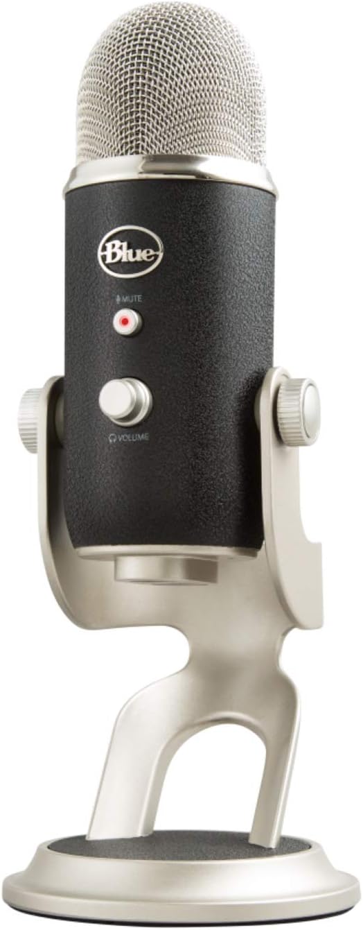 Blue 1967 Yeti Pro USB Condenser Microphone, Multipattern Pack of 2