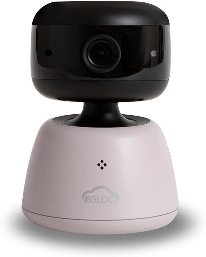EGLOO cam S4 1080P Wi-Fi Smart Home Security Camera with Temperature Humidity Monitor and Remote Control for Appliance – Baby Monitor, Pet Camera, Motion/Sound Detection, Clear IR Night Vision Pack of 2