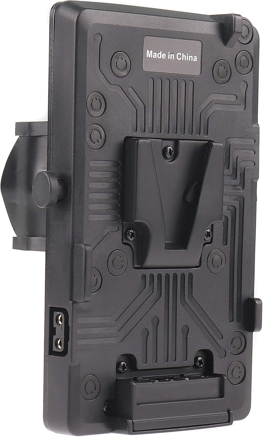 Foto4easy V Mount Battery Power Plate Adapter with DC D-Tap Output for DSLR Video Camera Monitor Video LED Light Pack of 2